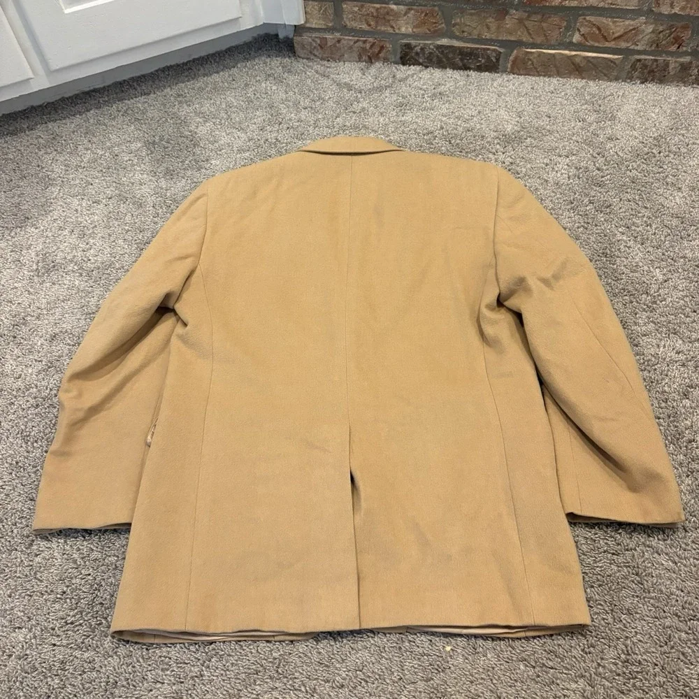 Jos A Bank Blazer Mens 42L Beige Camelhair Sport Coat Old Money Luxury Jacket